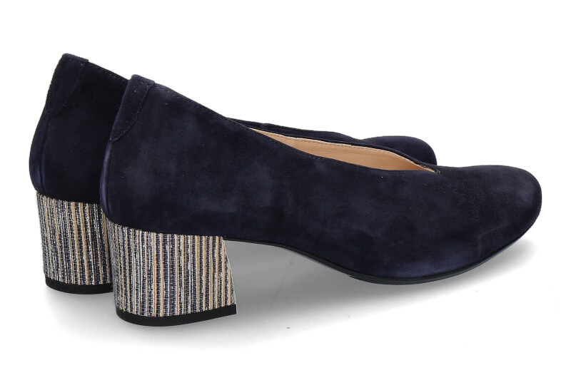 Hassia Pumps FLORENZ H-WEITE SAMTZIEGE BLUE (36) Hassia Pumps FLORENZ H-WEITE SAMTZIEGE BLUE (36)