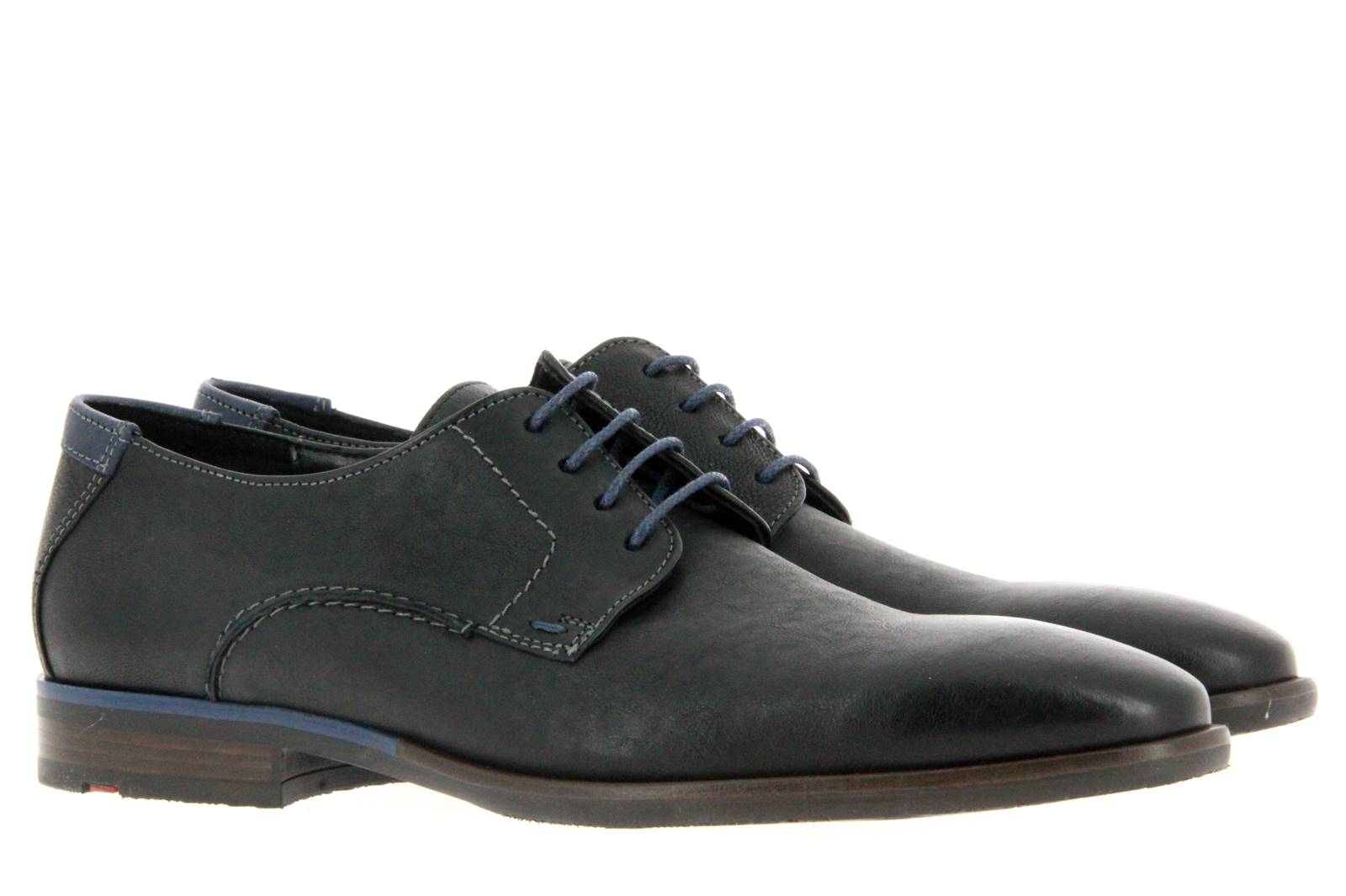 Lloyd Schnürer LEWIS ARIZONA CALF VACCHETTA BLACK MIDNIGHT (45)