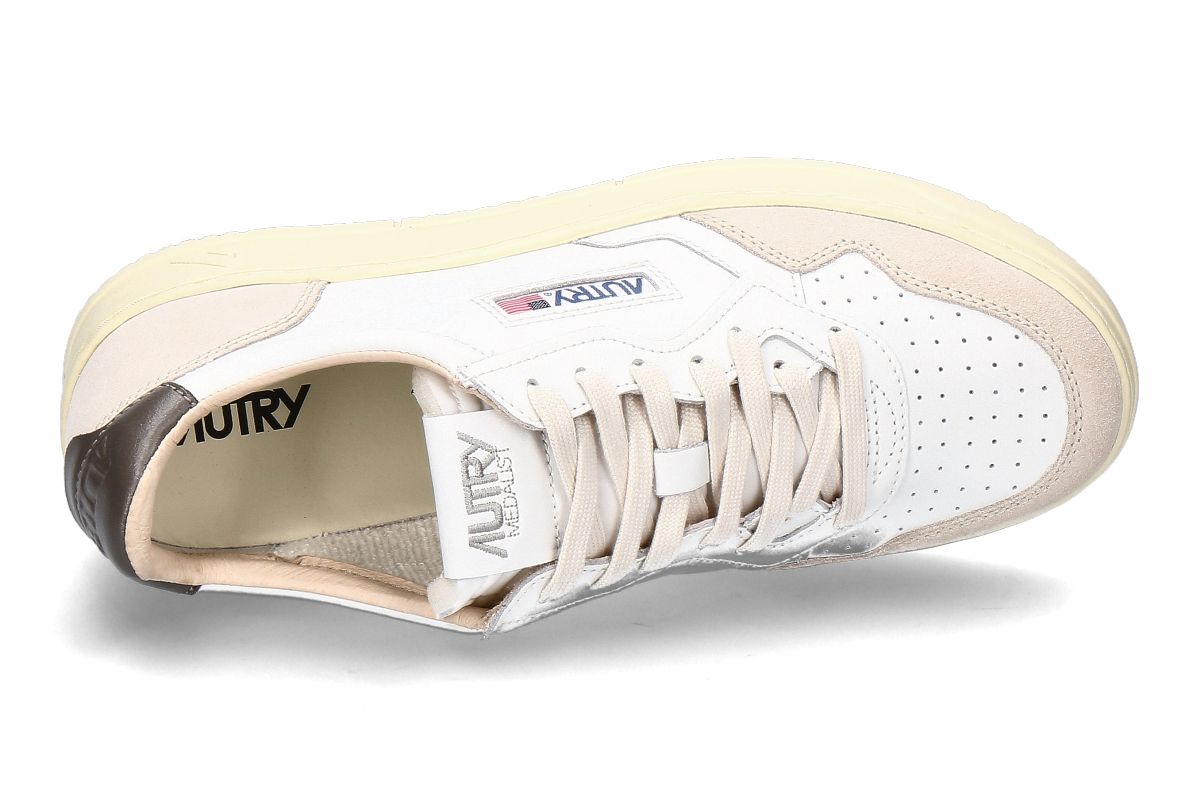Autry Herren- Sneaker MEDALIST SUEDE LEATHER LS01- white_132900298_5 Autry Herren- Sneaker MEDALIST SUEDE LEATHER LS01- white_132900298_5