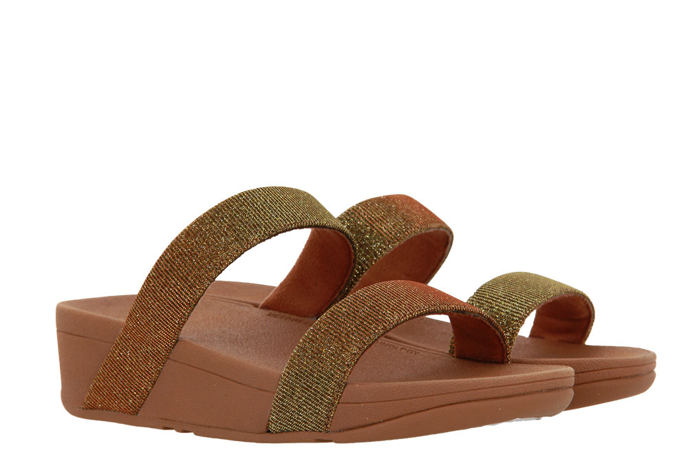 Fitflop Pantolette LOTTIE GLITZY SLIDE ARTISAN GOLD (40)
