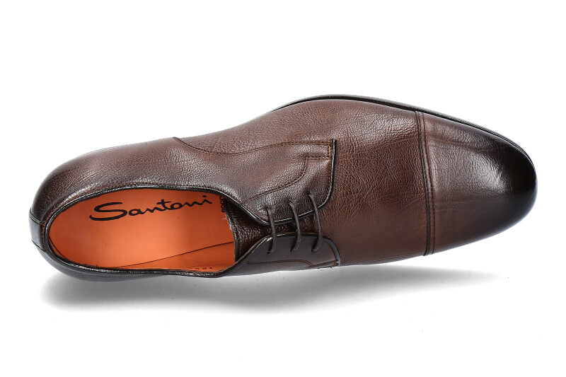 Santoni Schnürer LEATHER ANTIK BROWN (44½)