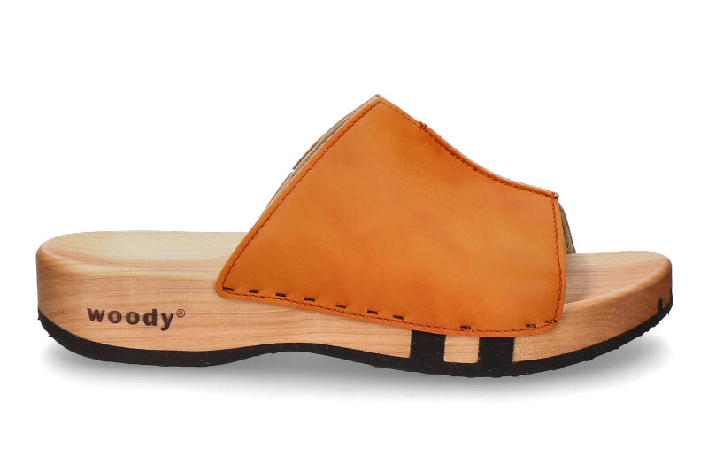 Woody Holzpantolette ANJA NAPPA ORANGE