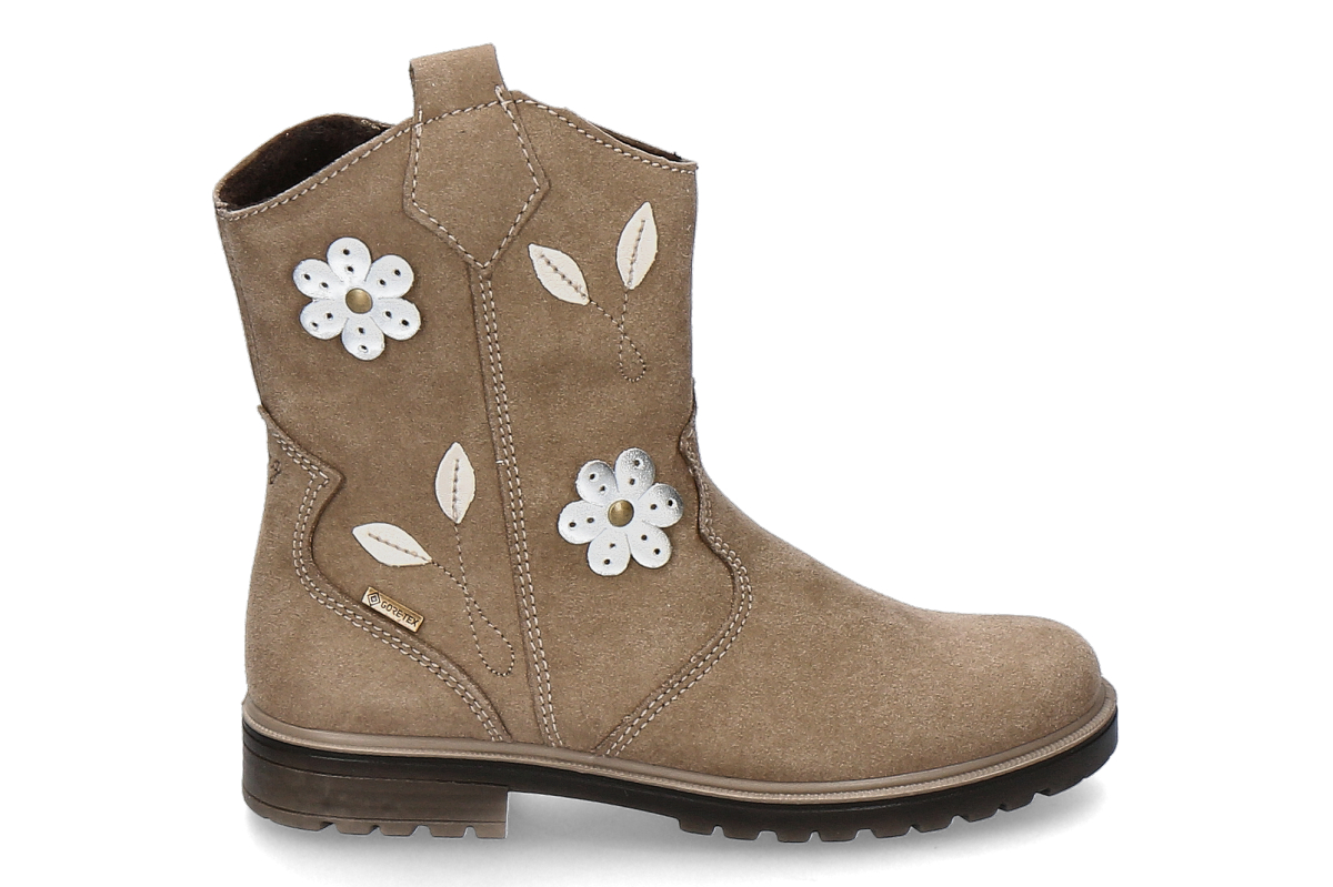 Primigi Mädchen- Stiefelette gefüttert PHR GT DALI GORETEX- talpa/ schlamm