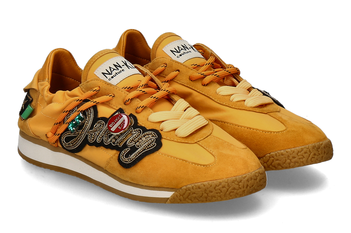Nan-Ku Couture Damen- Sneaker EDX- gelb/ yellow