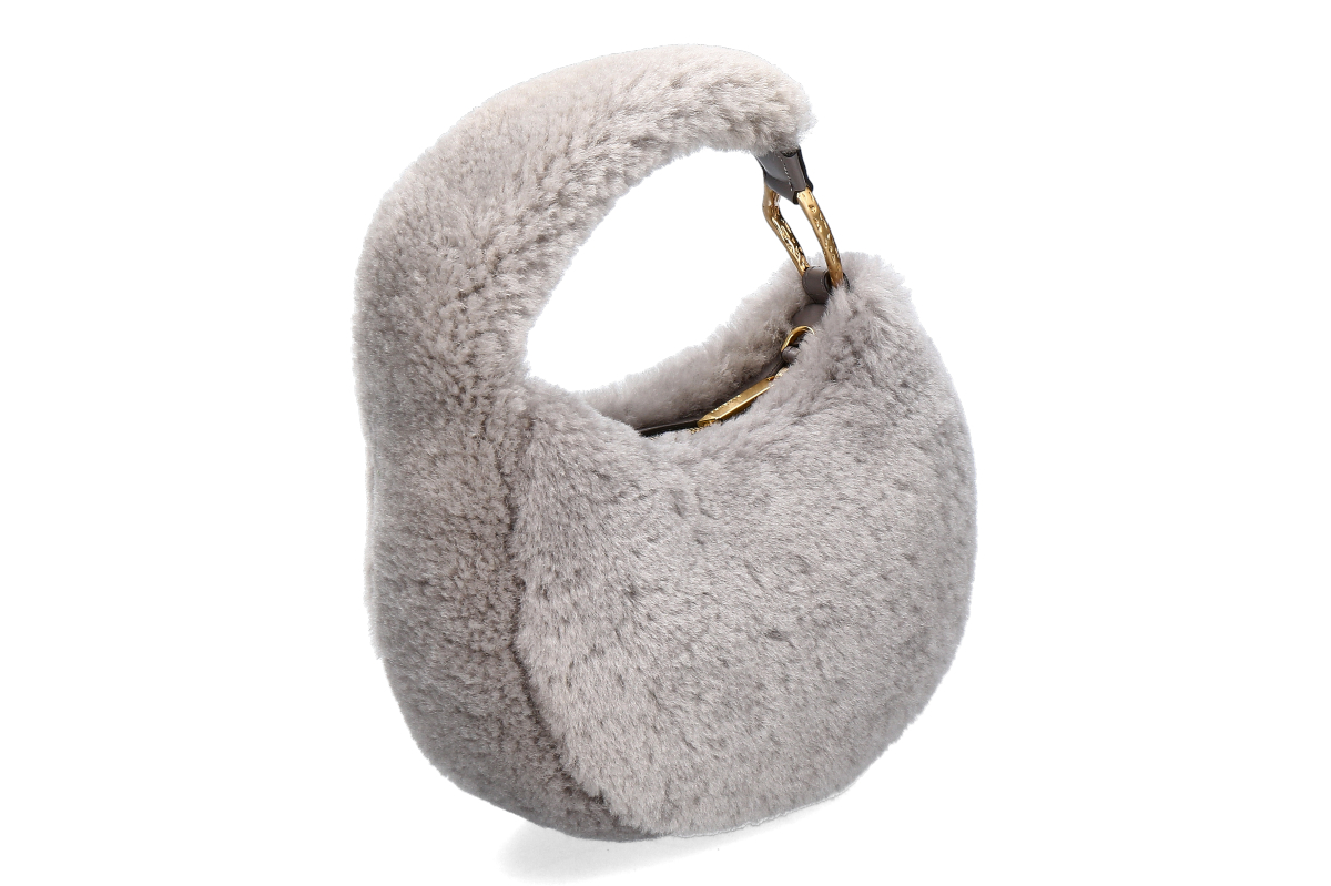 Biagini Ballon-Tasche BALOON FURRY - grigio / grau