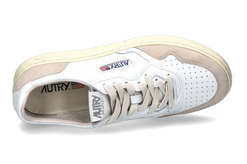 Autry Sneaker LOW MAN LEATHER SUEDE WHITE (43)