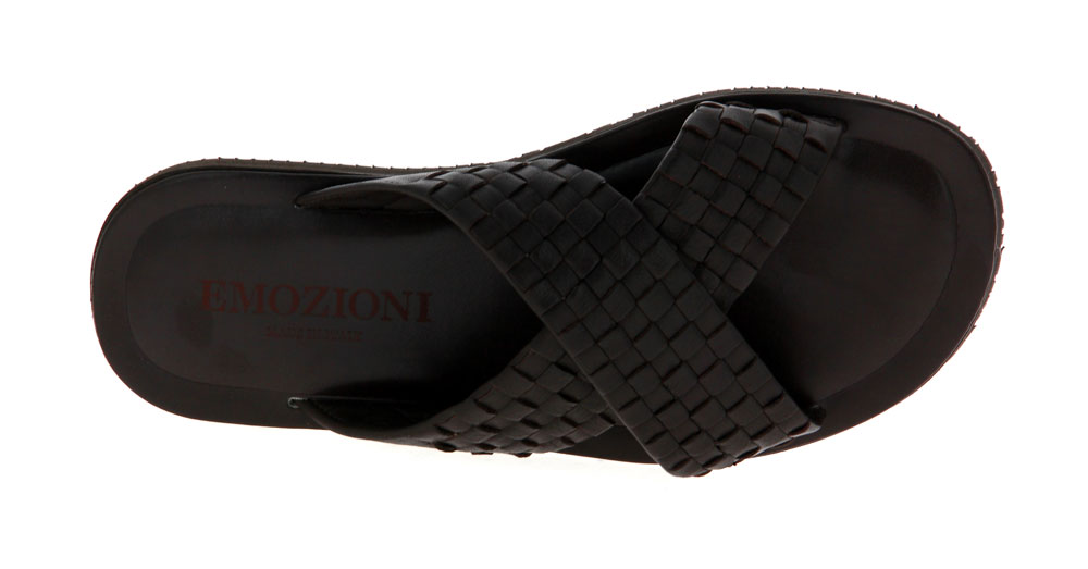 Emozioni Pantolette LEATHER DARK BROWN (42)