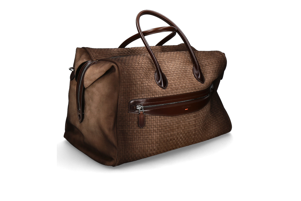 Santoni Herren- Weekender dunkelbraun