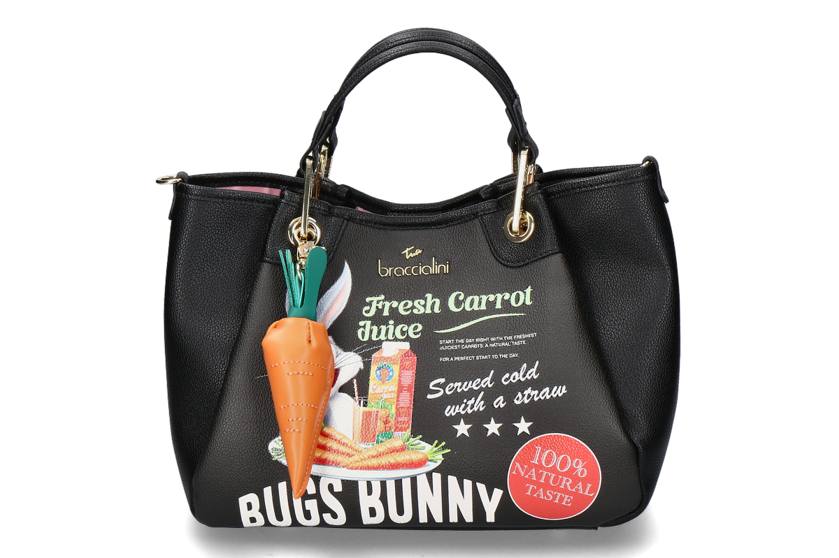 Braccialini Handtasche AMY BUGS BUNNY- black/ schwarz