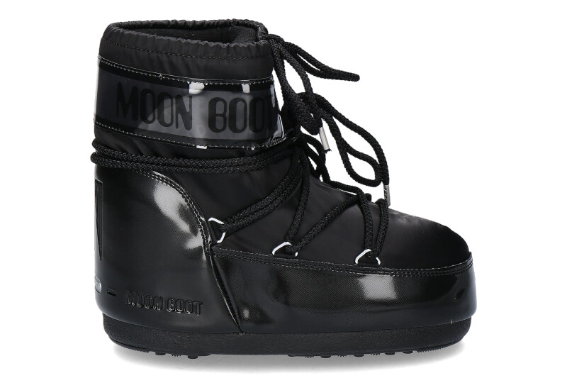Moon Boot CLASSIC LOW GLANCE BLACK