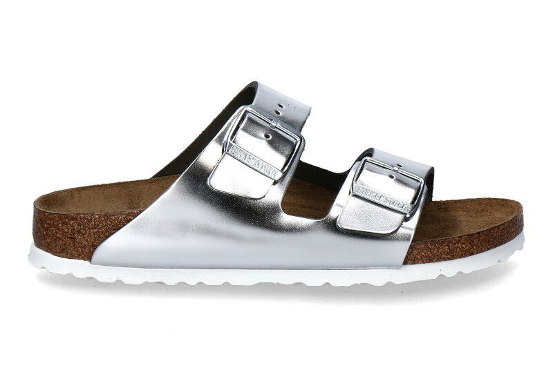 Birkenstock Pantolette ARIZONA SILVER SCHMAL (36) Birkenstock Pantolette ARIZONA SILVER SCHMAL (36)