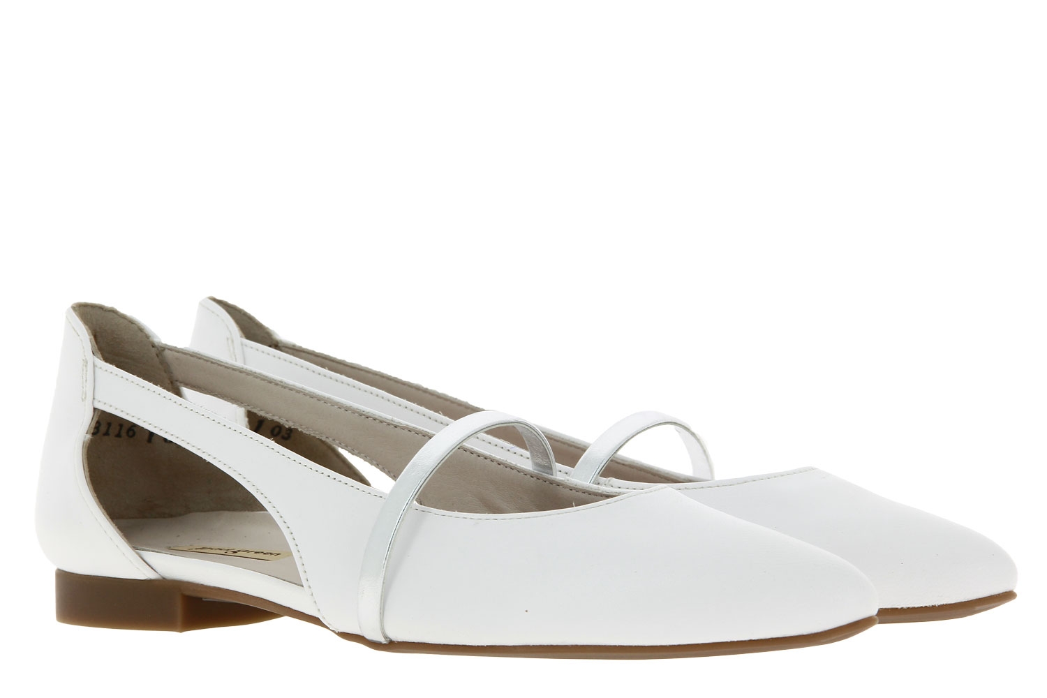Paul Green Ballerina SOFTNAPPA WEIß (40½)