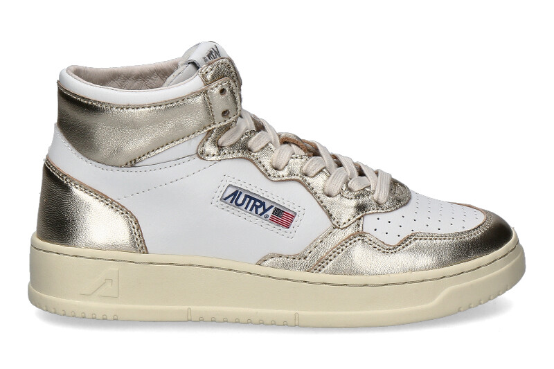 Autry Damen- Sneaker MEDALIST MID WB16- white/ platinum 