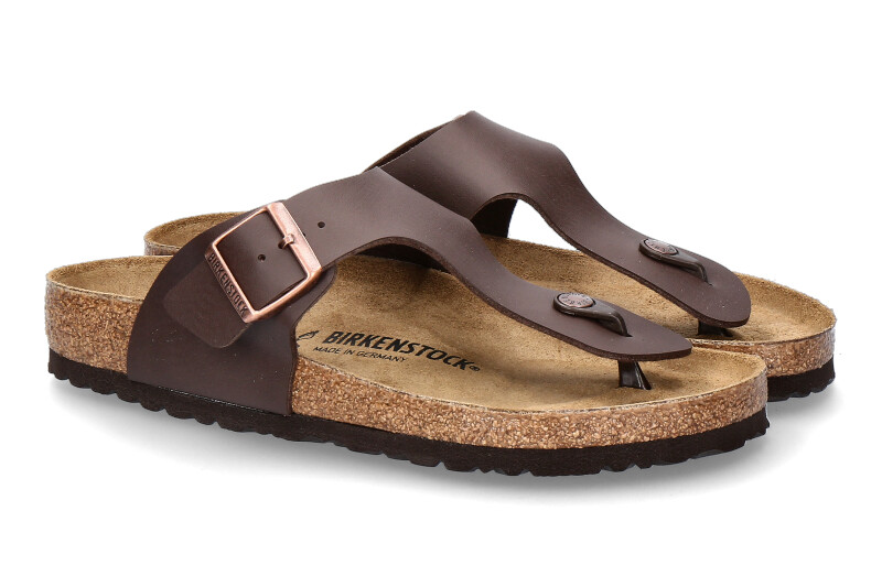 Birkenstock Pantolette RAMSES NORMAL DARK BROWN BIRKO FLOR (47)