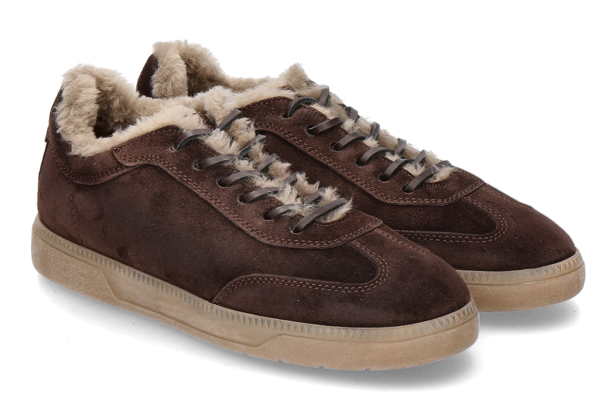 Kennel & Schmenger Sneaker POP SUEDE gefüttert- pepe camel/ dunkelbraun