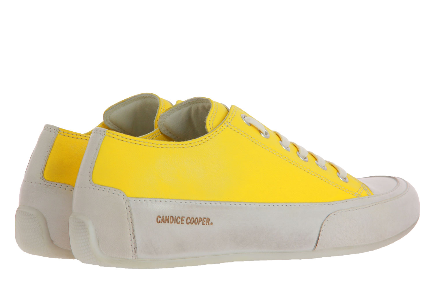 Candice Cooper Sneaker ROCK TAMPONATO GIALLO PANNA (38½)