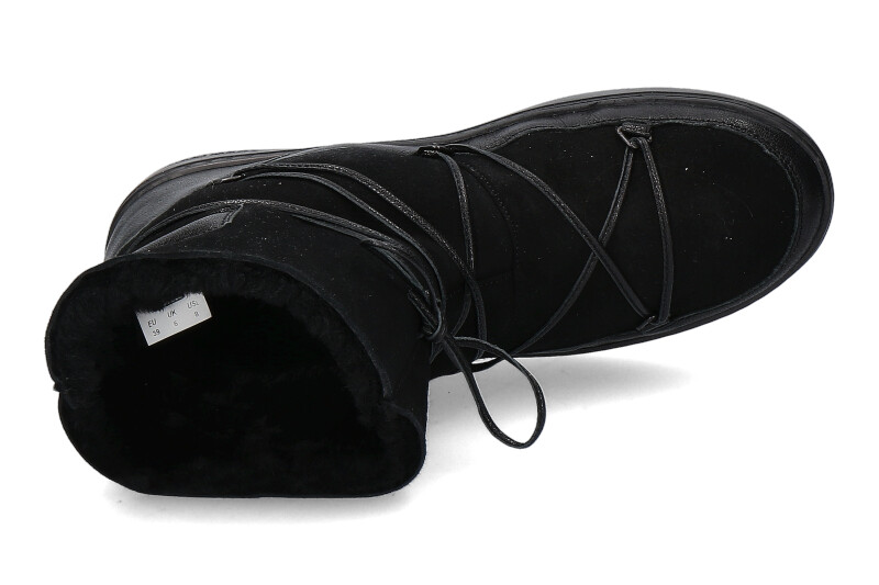 Moon Boot Snowboot gefüttert PLUSE LOW SHEARLING SCHWARZ (38)