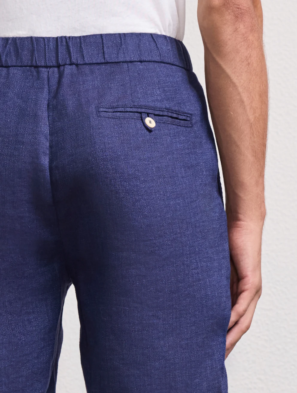 Frescobol Carioca Herren- Shorts FELIPE LEINEN- blue