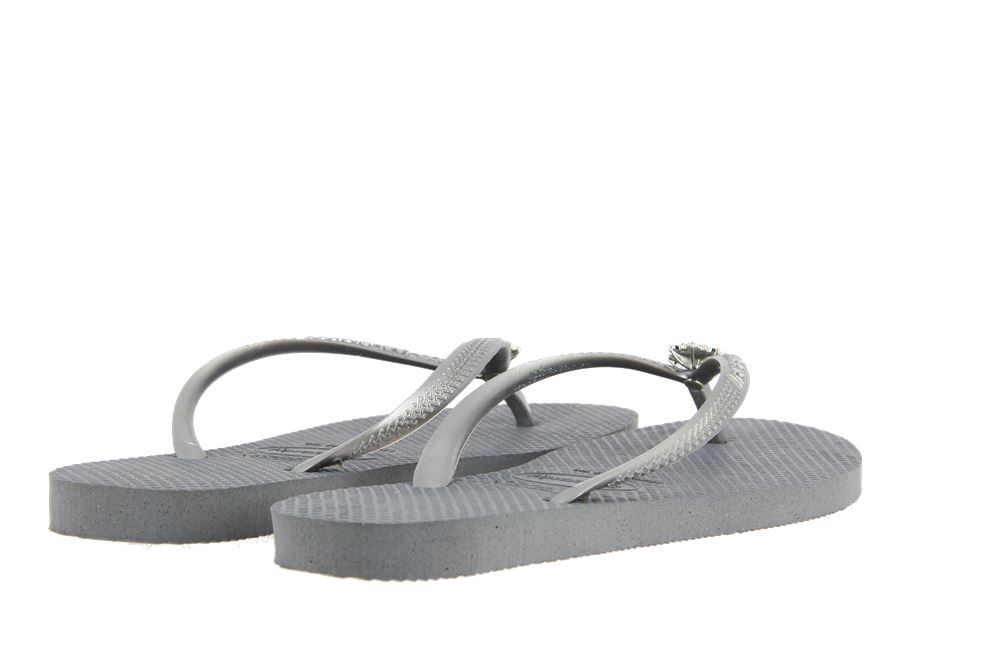 Havaianas Zehenstegsandale CRYSTAL POEM STEEL GRAY  (43-44)