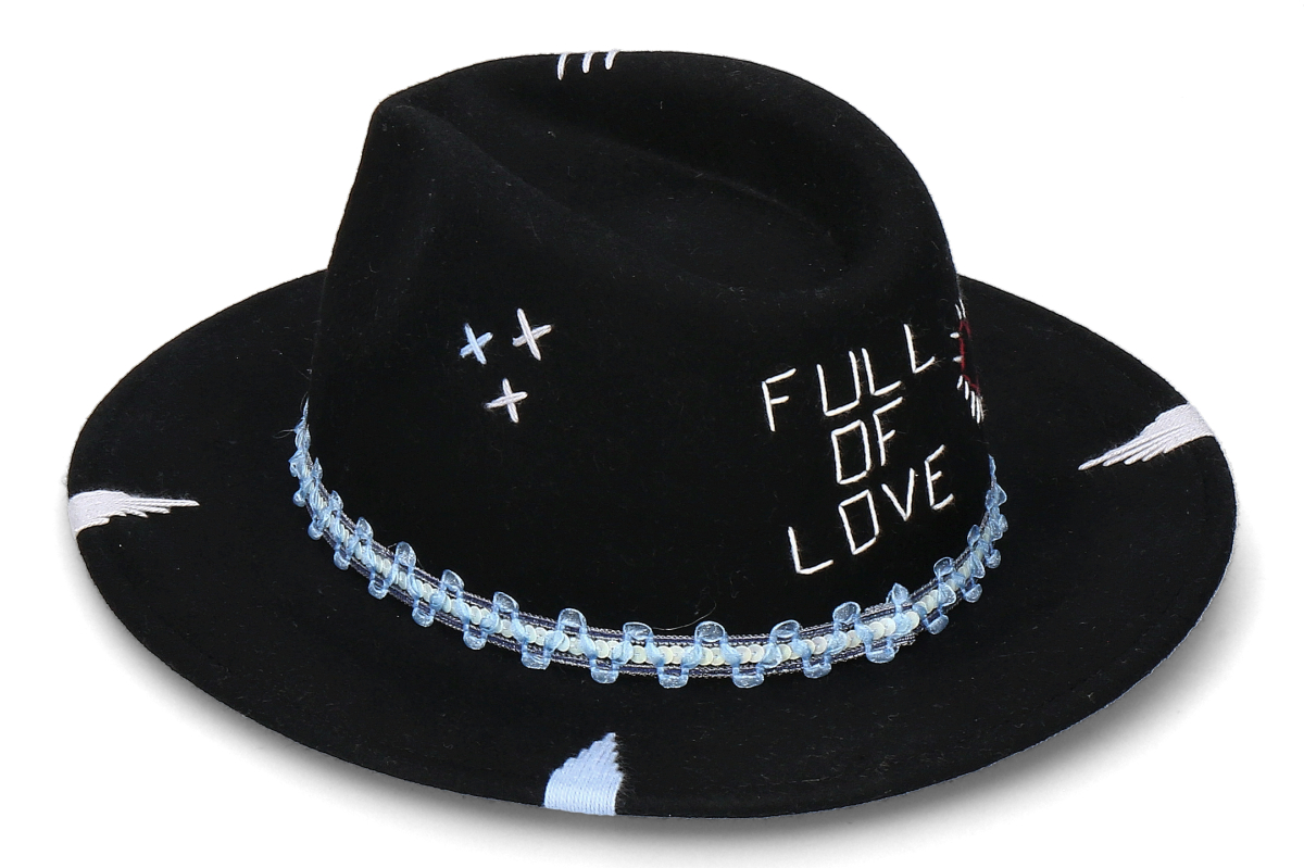 The Hat Gang Filzhut FULL OF LOVE- C22 black/ schwarz