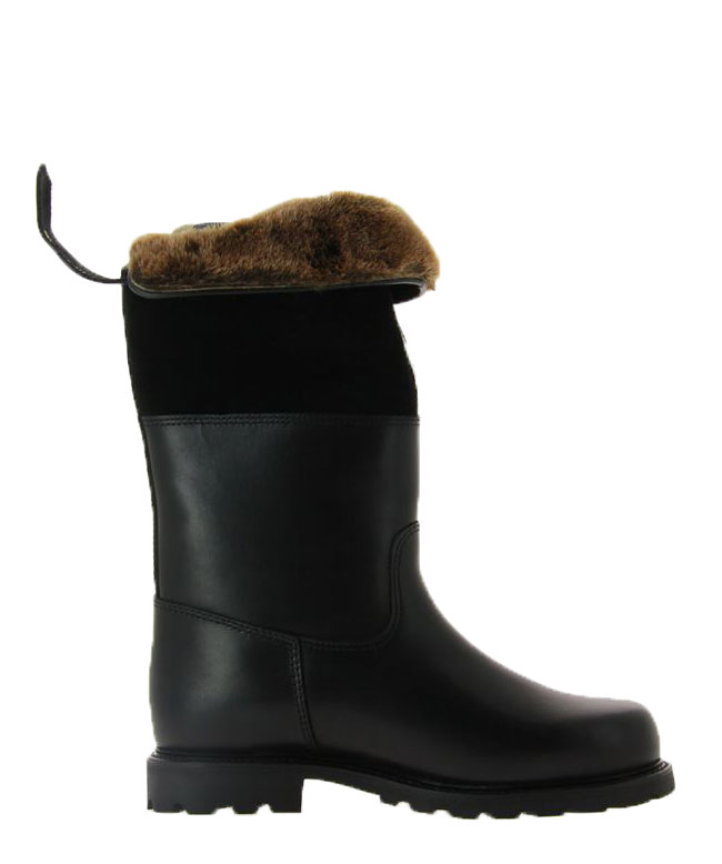 Ludwig Reiter Stiefel gefüttert MARONIBRATERIN VELOUR SCHWARZ (40½) Ludwig Reiter Stiefel gefüttert MARONIBRATERIN VELOUR SCHWARZ (40½)