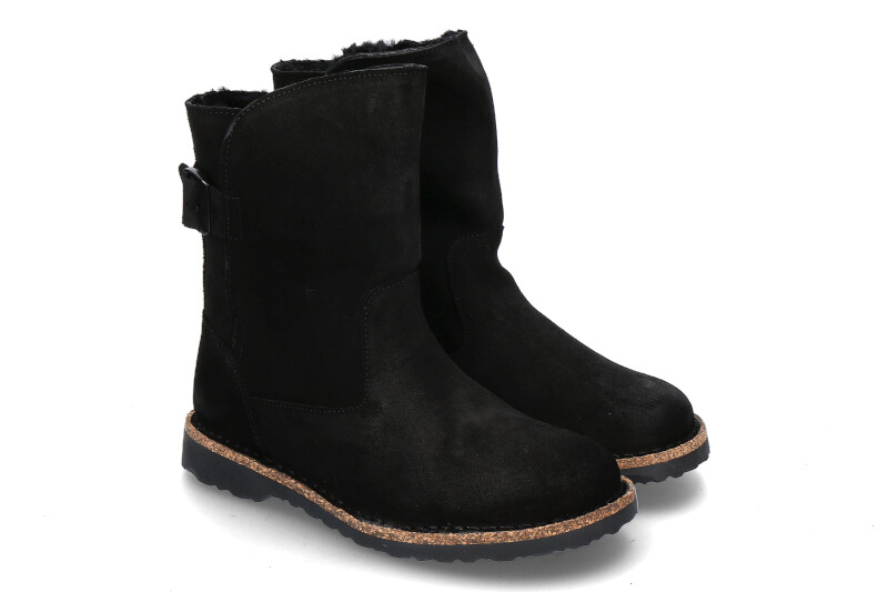 Birkenstock Damen-Boots gefüttert UPPSALA SHEARLING SCHMAL- black