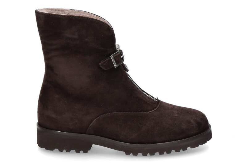 Unützer Stiefelette gefüttert CAMOSCIO AGNELLO TAUPE