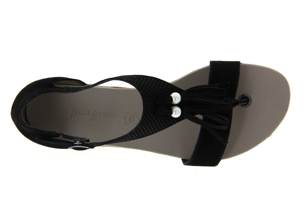 Paul Green Sandale SAMTZIEGE DOTS BLACK  (38½)