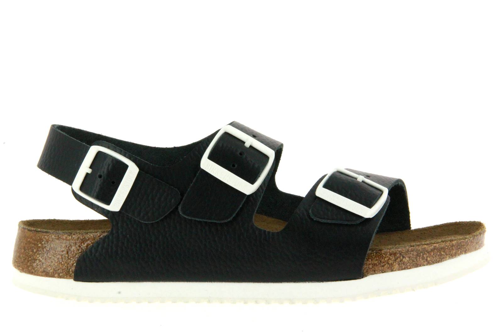 Birkenstock Sandale MILANO SL SCHMAL NATURLEDER BLACK (43)