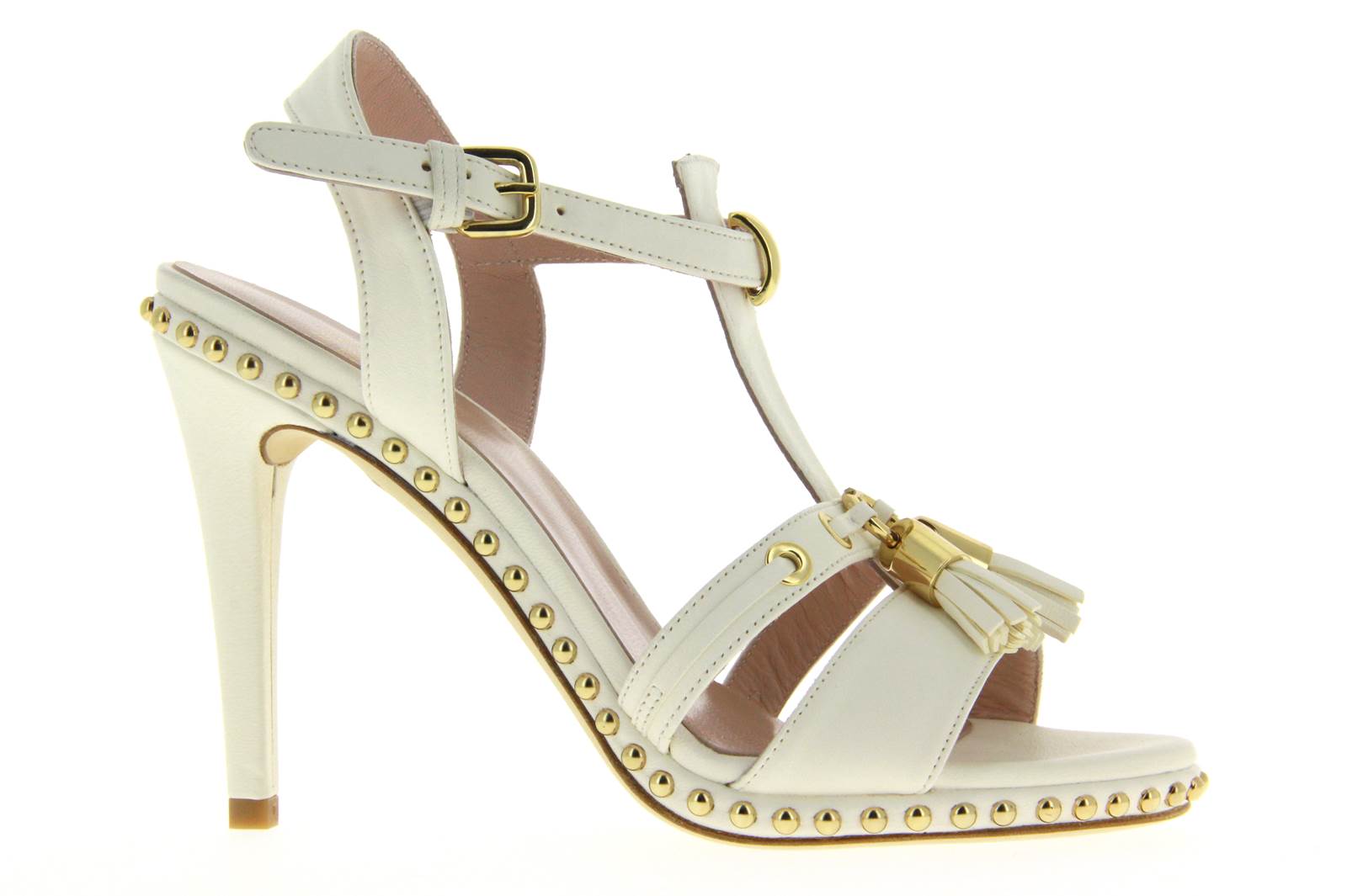 Stuart Weitzman Sandale TEESHOT NAPPA BIANCO (36)