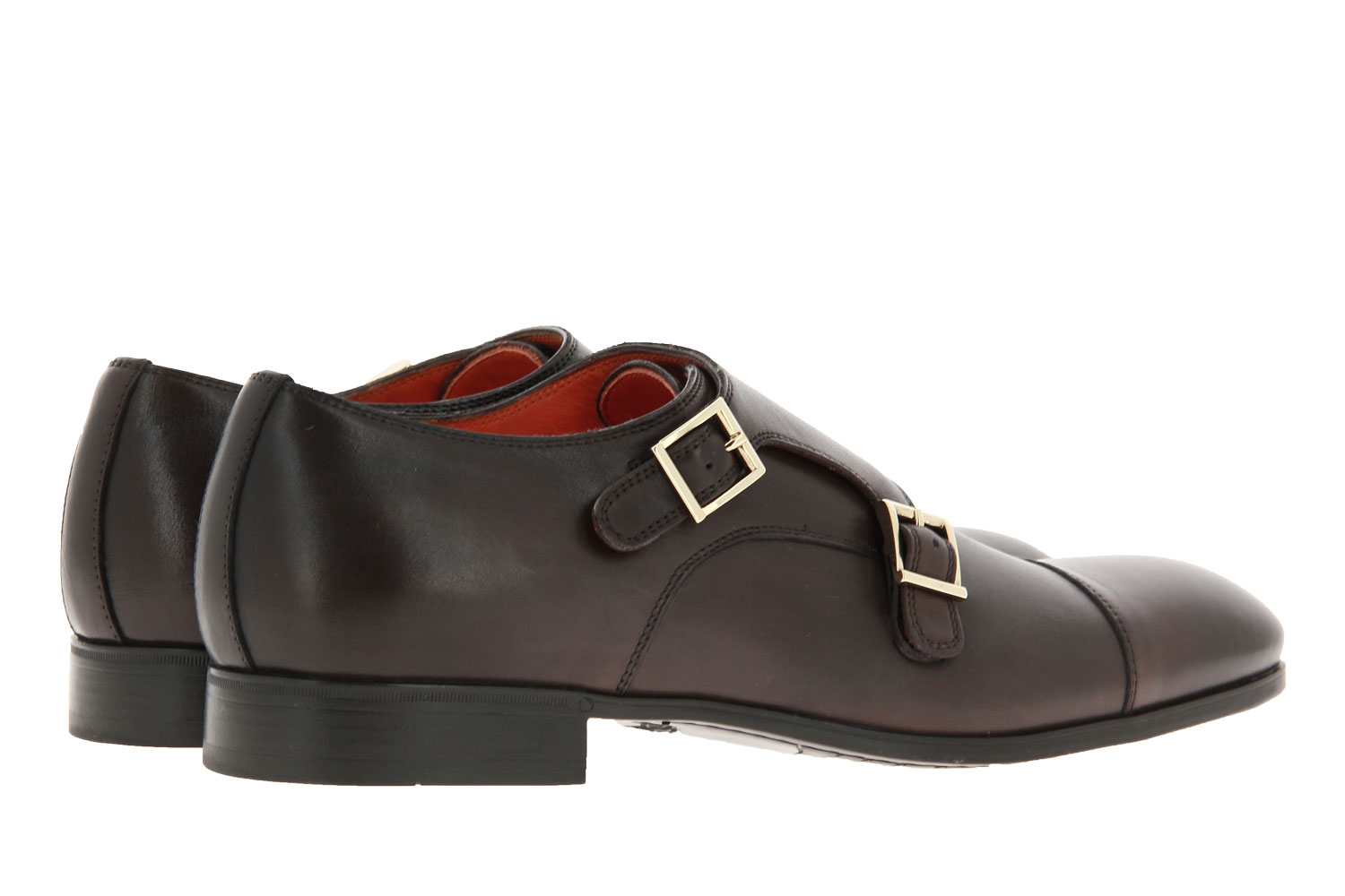 Santoni Monk LEATHER DARKBROWN (44½) Santoni Monk LEATHER DARKBROWN (44½)