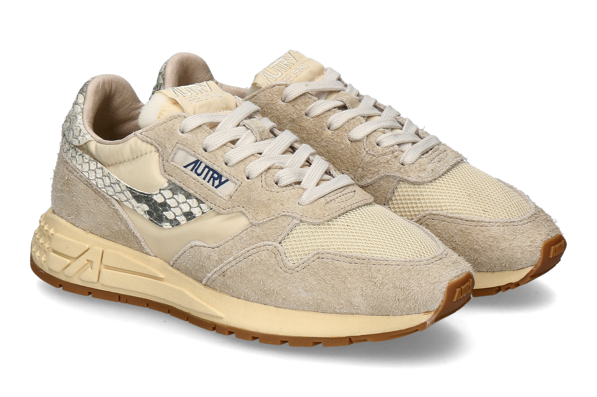 Autry Damen- Sneaker REELWIND NYLON UQ01- diamond ecru/ rock