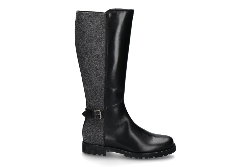 Dirndl + Bua Stiefel gefüttert CRUSH LODEN SCHWARZ GRAU (42) Dirndl + Bua Stiefel gefüttert CRUSH LODEN SCHWARZ GRAU (42)