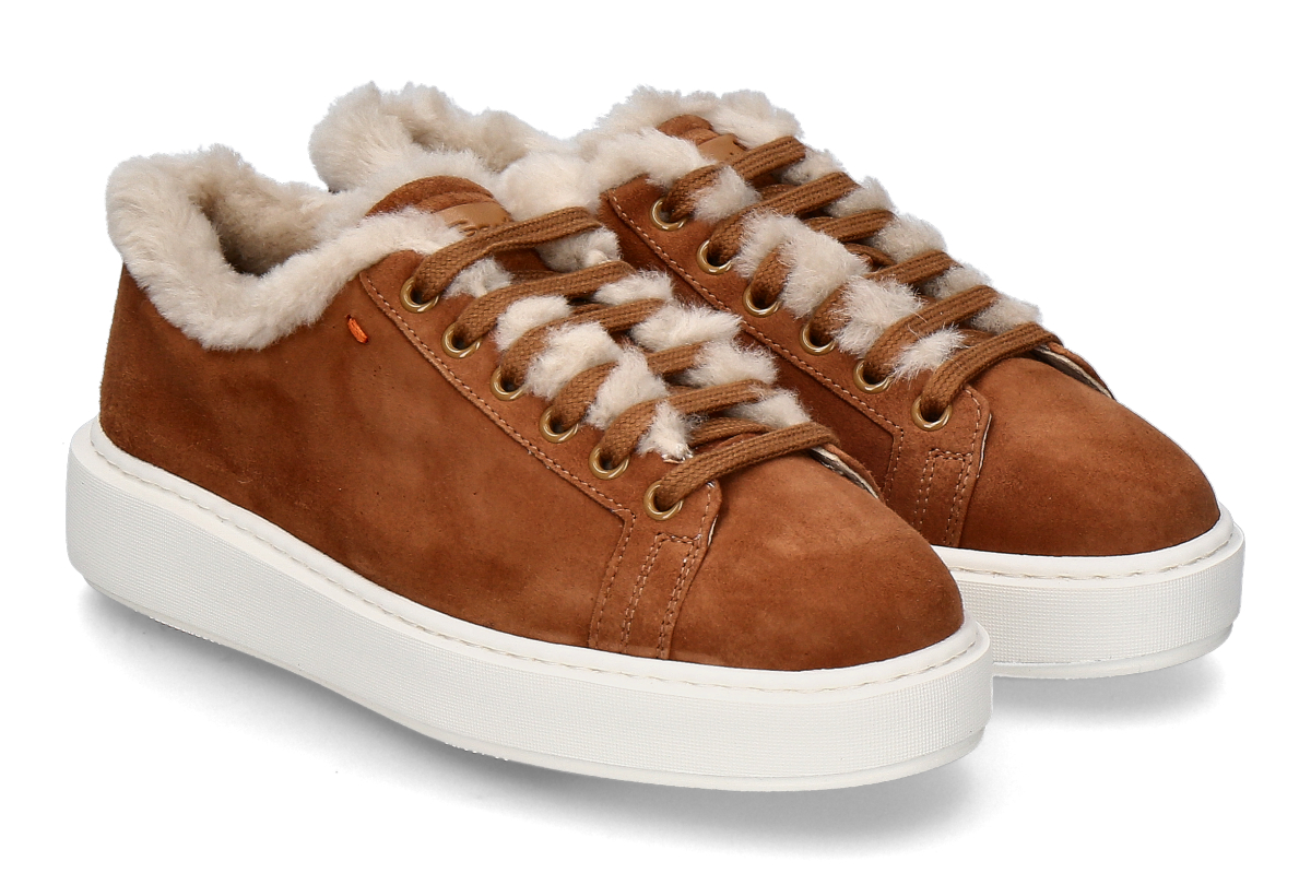 Santoni Damen- Sneaker gefüttert CLEANMOUNT- hellbraun/ light brown
