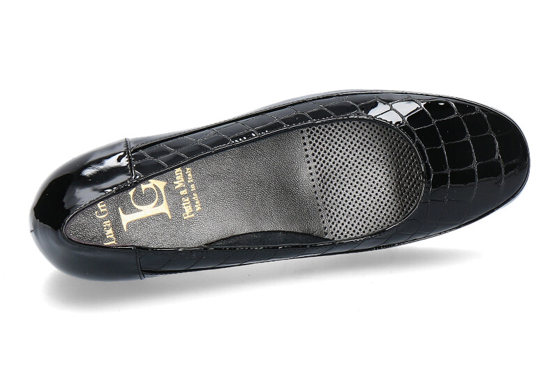 Bagnoli Slipper VERNICE NERA DRAGO NERO (36)