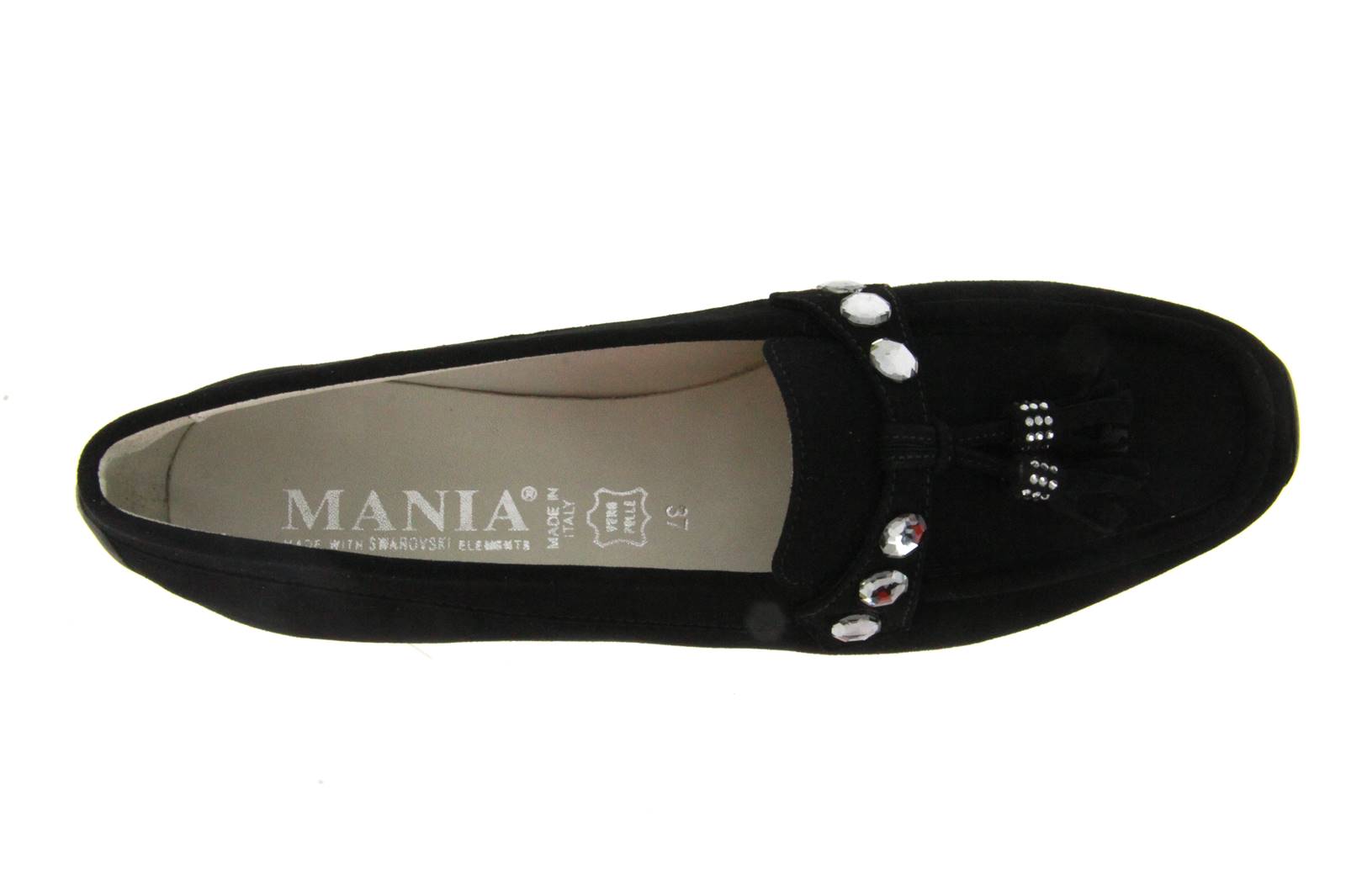 Mania Slipper PROCAR CAMOSCIO NERO  (41½)