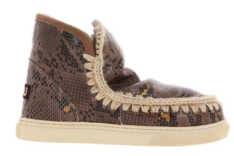 mou Boots ESKIMO SNEAKER SNAKE ELEPHANT GREY (37 )