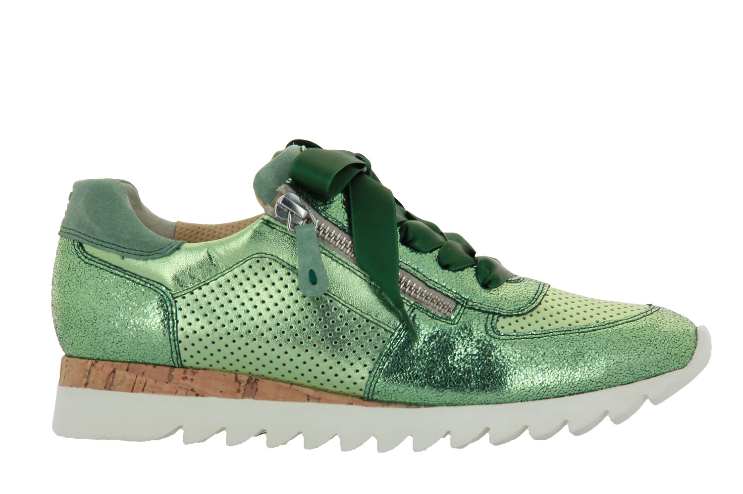 Paul Green Sneaker CRACKED MET GREEN (40)
