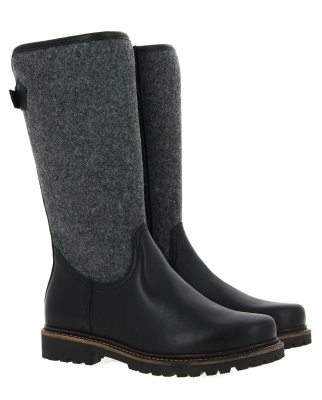 Dirndl + Bua Stiefel gefüttert PANIOLO LODEN SCHWARZ DUNKELGRAU (39) Dirndl + Bua Stiefel gefüttert PANIOLO LODEN SCHWARZ DUNKELGRAU (39)
