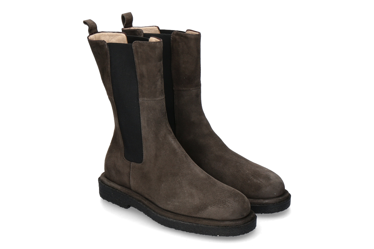 Pomme d'Or Chelsea Boot CAROLEE REVERSE- dunkelbraun/ dusty brown