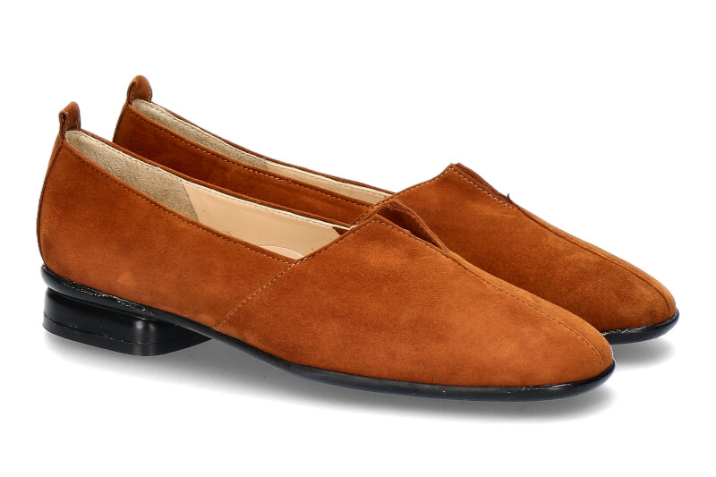 Brunate Slipper BACCAN NEW YORK CAMOSCIO CUOIO 