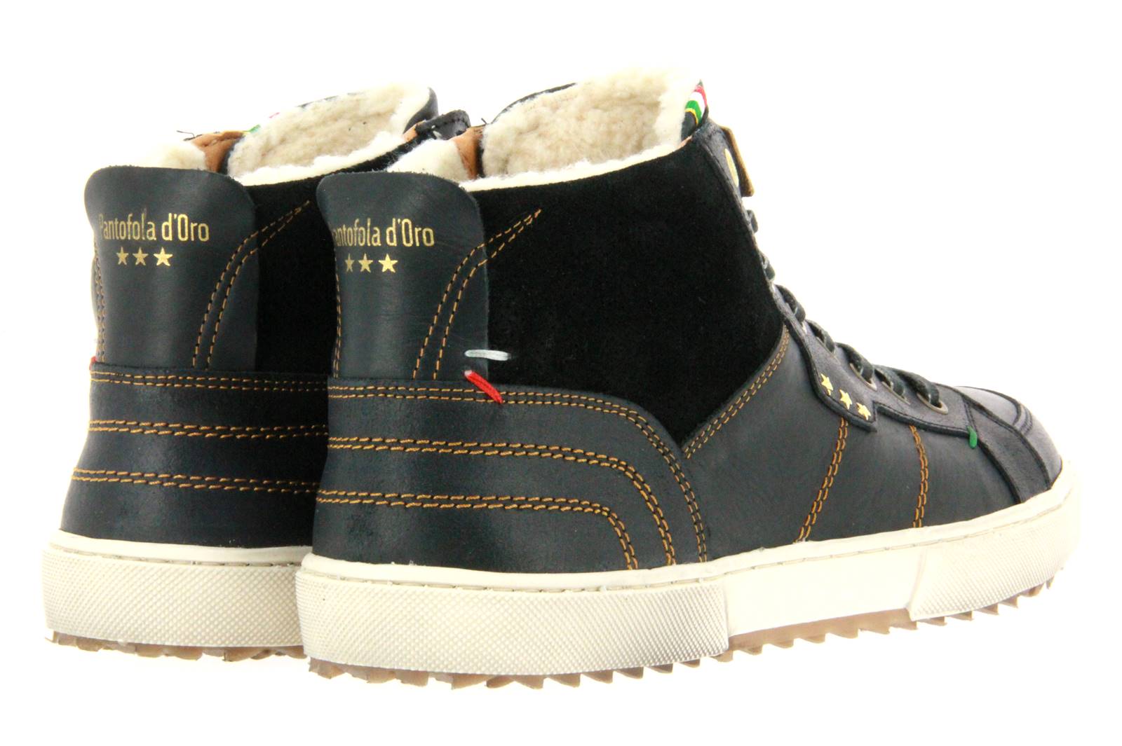Pantofola d'Oro Sneaker MISANO FUR MID MEN BLACK (43)