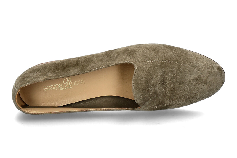 ScarpaRossa Slipper BENITO CAMOSCIO OLIVA (41)