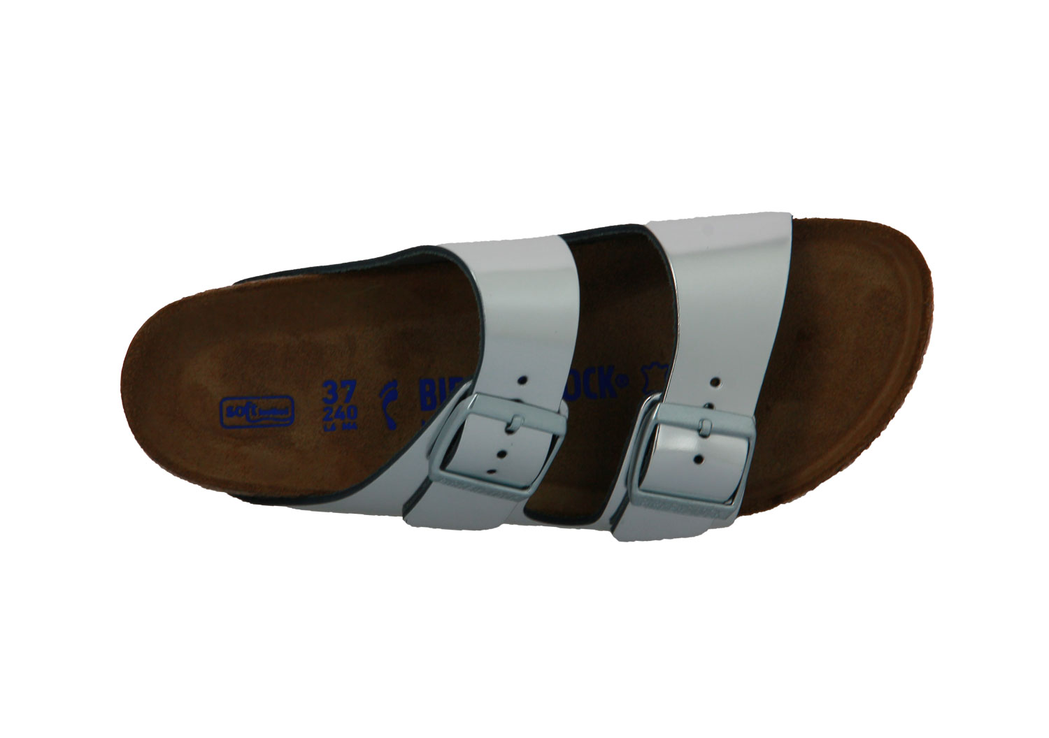 Birkenstock Pantolette ARIZONA SILVER SCHMAL (36) Birkenstock Pantolette ARIZONA SILVER SCHMAL (36)