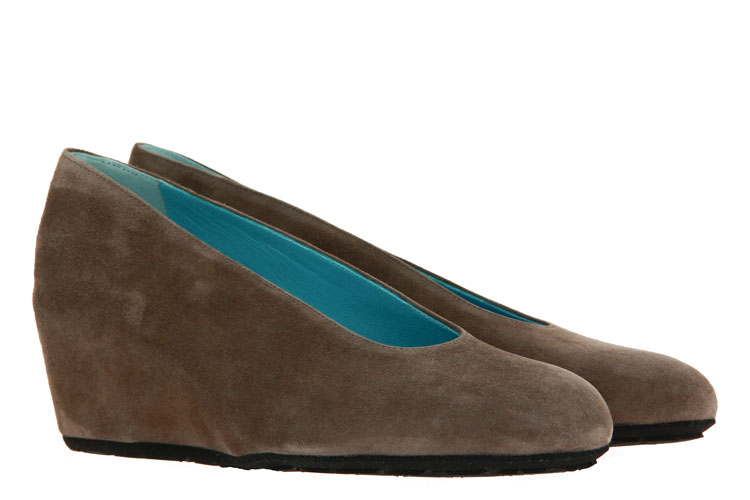 Thierry Rabotin Keilslipper DACIO CAMOSCIO SEPIA BROWN (40)
