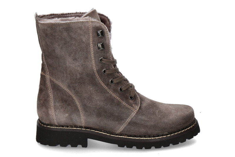 Dirndl + Bua Stiefel gefüttert VELOUR NATUR