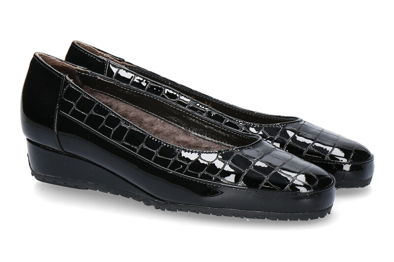 Bagnoli Slipper gefüttert VERNICE NERO COCCO AGNELLO (40½) Bagnoli Slipper gefüttert VERNICE NERO COCCO AGNELLO (40½)