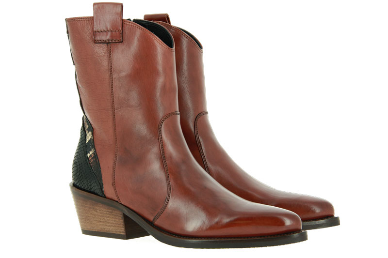 Donna Carolina Stiefelette TEXAS CUOIO ASPIDE NERO (38½)