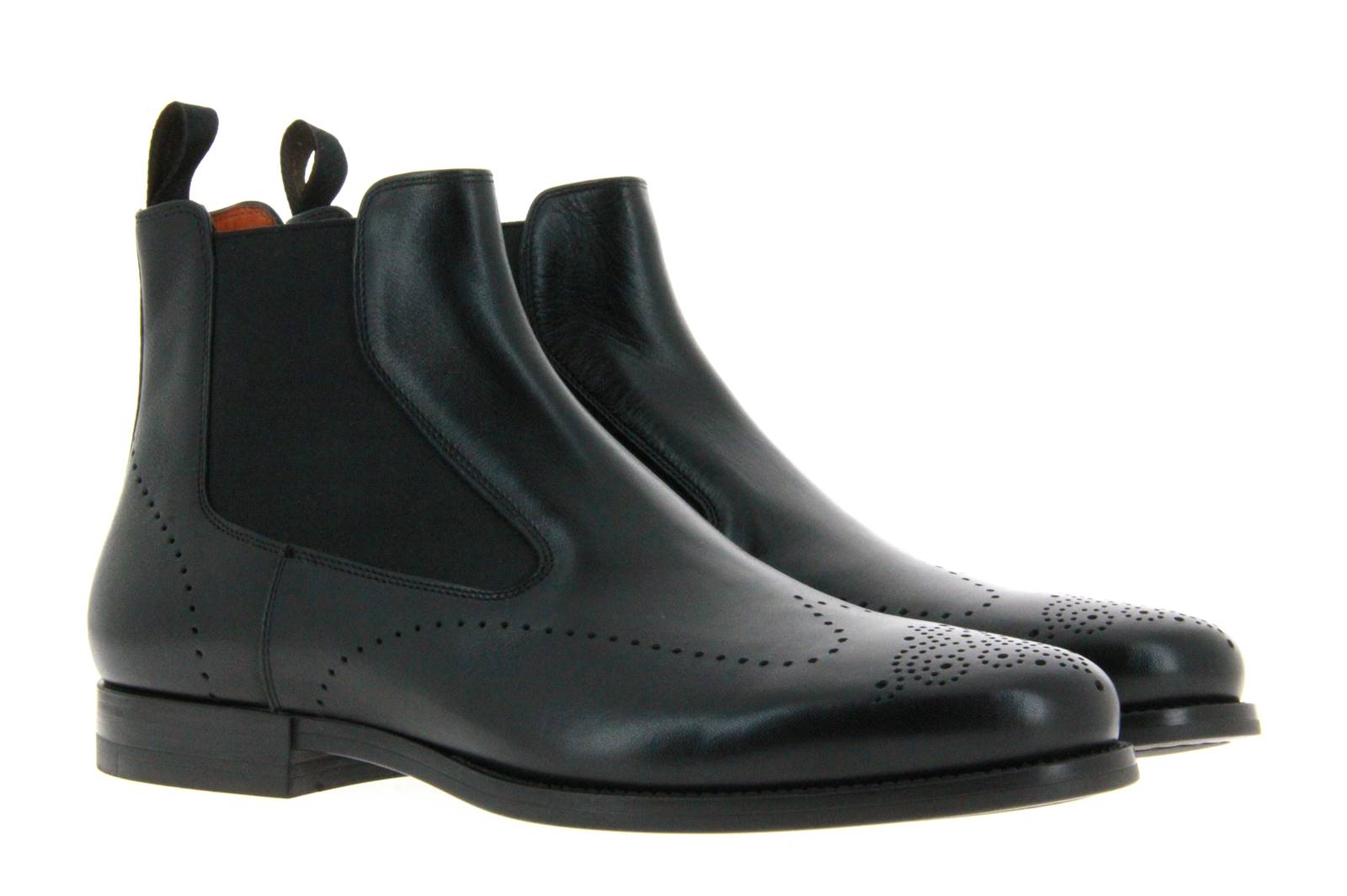 Santoni Chelsea Boot CALF NERO (40½)