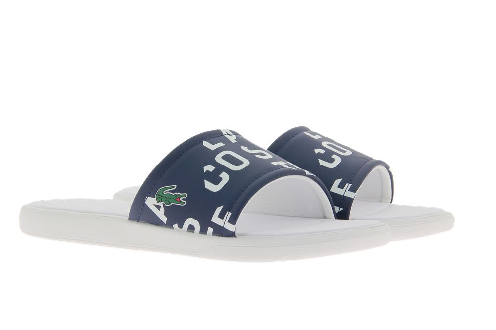 Lacoste Pantolette SLIDE NAVY SYNTHETIC (47)